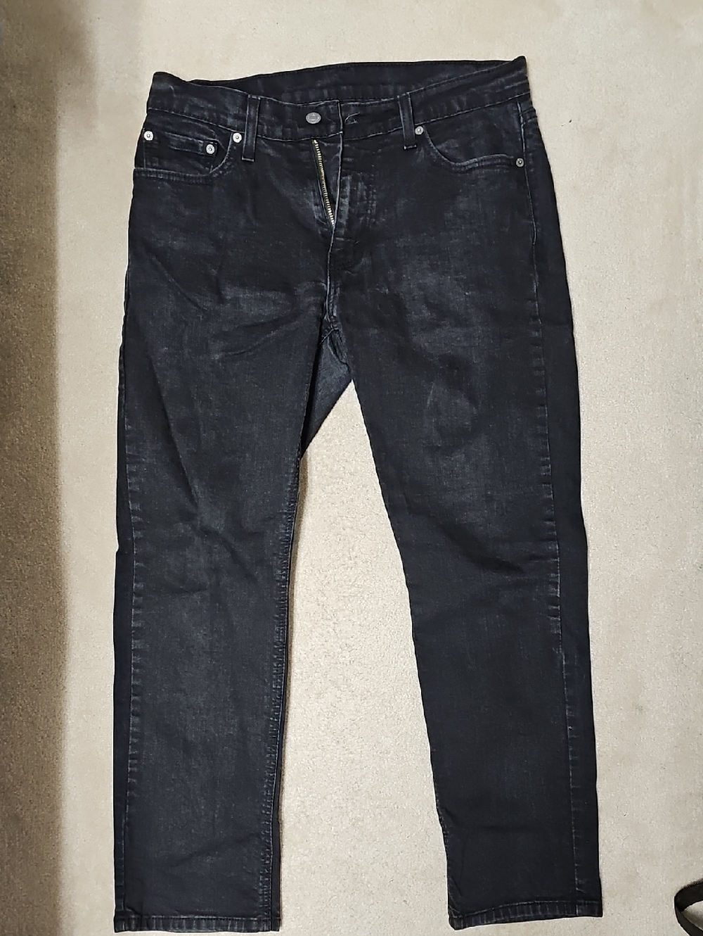 Men's Black Slim Fit Jeans Levi 541